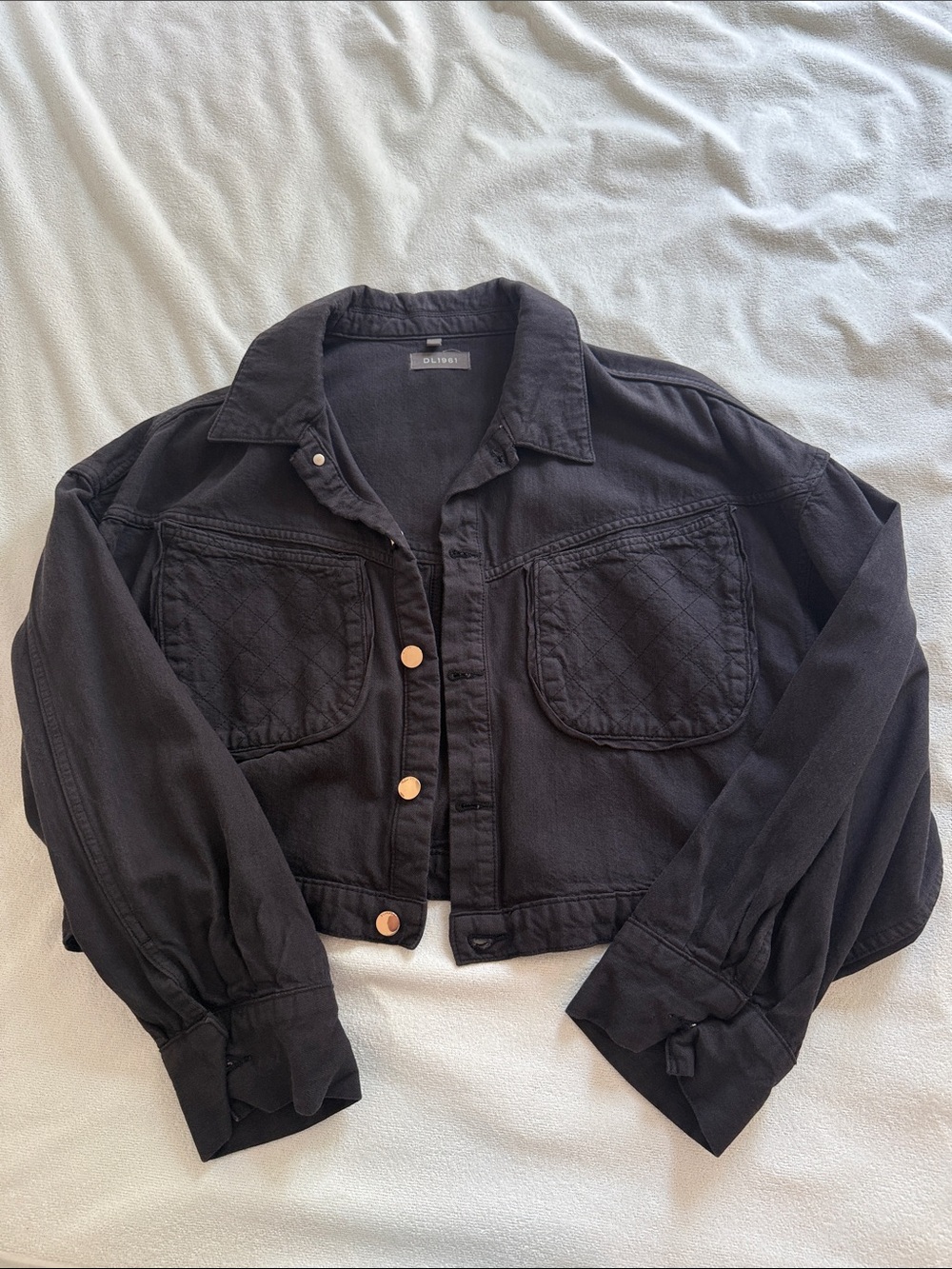 DL 1961 Cropped Denim Jacket